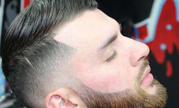 Pompadour Haircut with Beard 2020