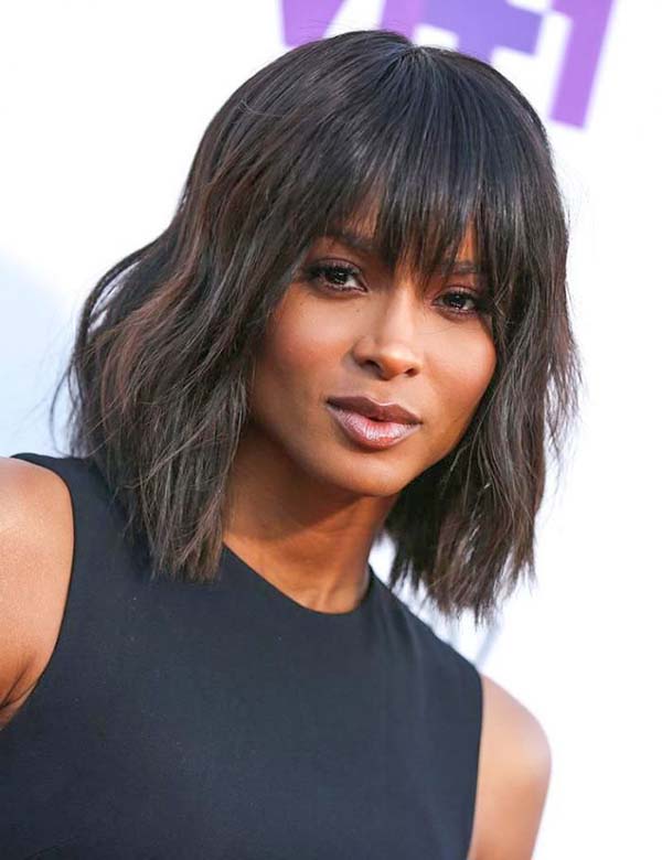 Easy and Quick Black Women Hairstyles with Bangs for You | KipperKids.com